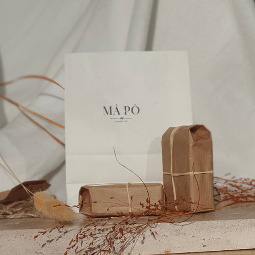 Duo Cure + MÂPÔ — deux savons affinés au choix, saponification à froid, fait main Hérault