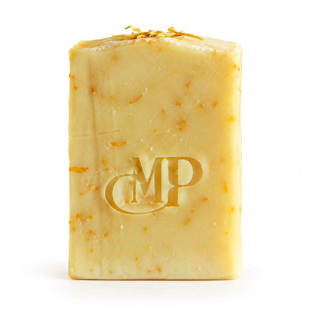 Calendula & Chamomile soap unscented — sensitive skin — cold-processed, made in France — 120g / 50g