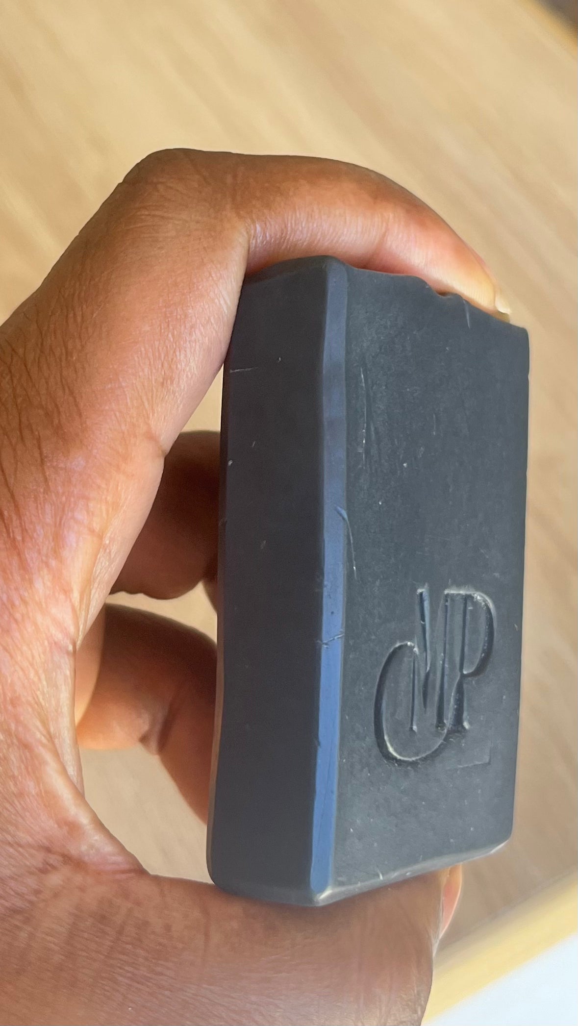 Activated Charcoal, Bentonite & Tea Tree Soap — oily and combination skin — cold-processed, made in France — 120g / 50g