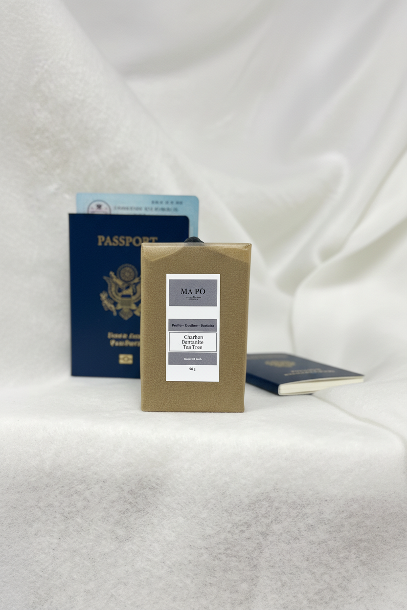 Savon Charbon & Tea Tree 50g format voyage - Mâ Pô Cosmetics