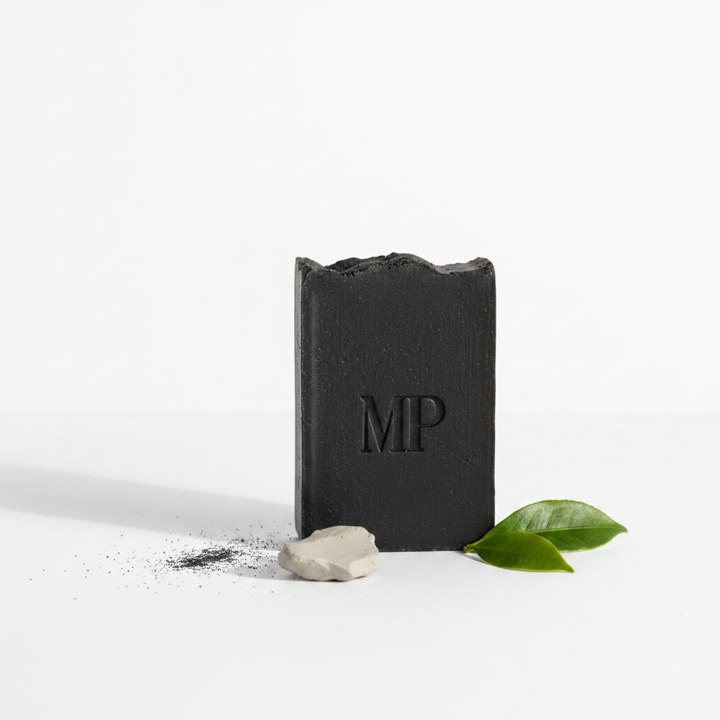 Savon artisanal charbon nu - Mâ Pô Cosmetics