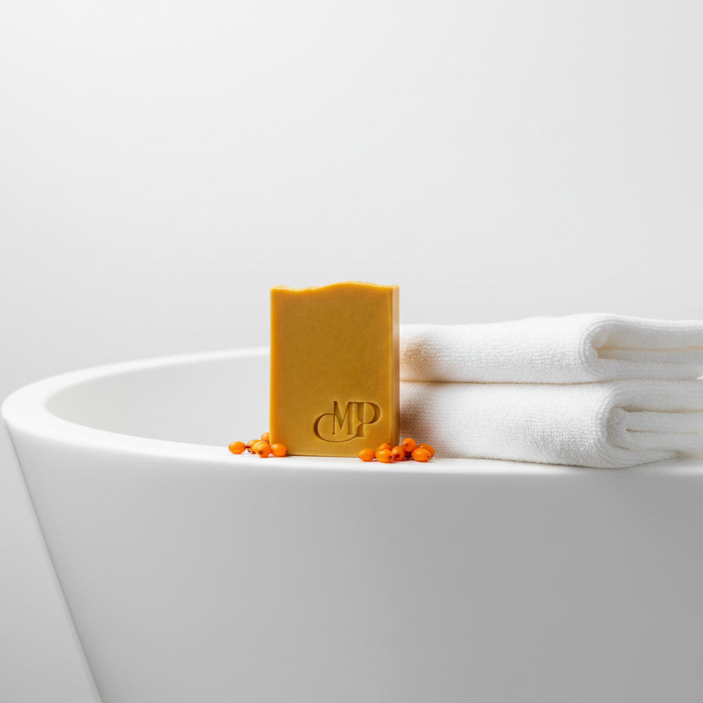 savon curcuma argousier réglisse - Mâ Pô Cosmetics