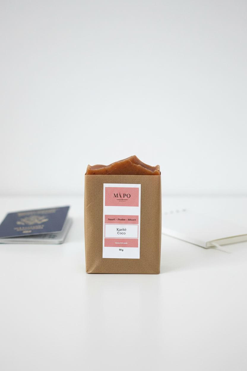 Savon Karité & Coco 50g format voyage - Mâ Pô Cosmetics