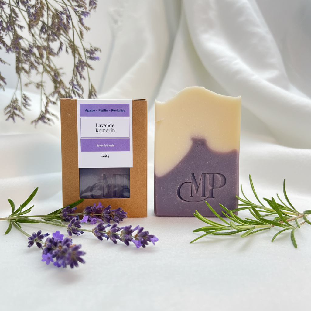 Ingrédients naturels savon lavande romarin - Mâ Pô Cosmetics